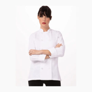 Chaqueta de Chef Mujer Chef Works Le Mans Blanca