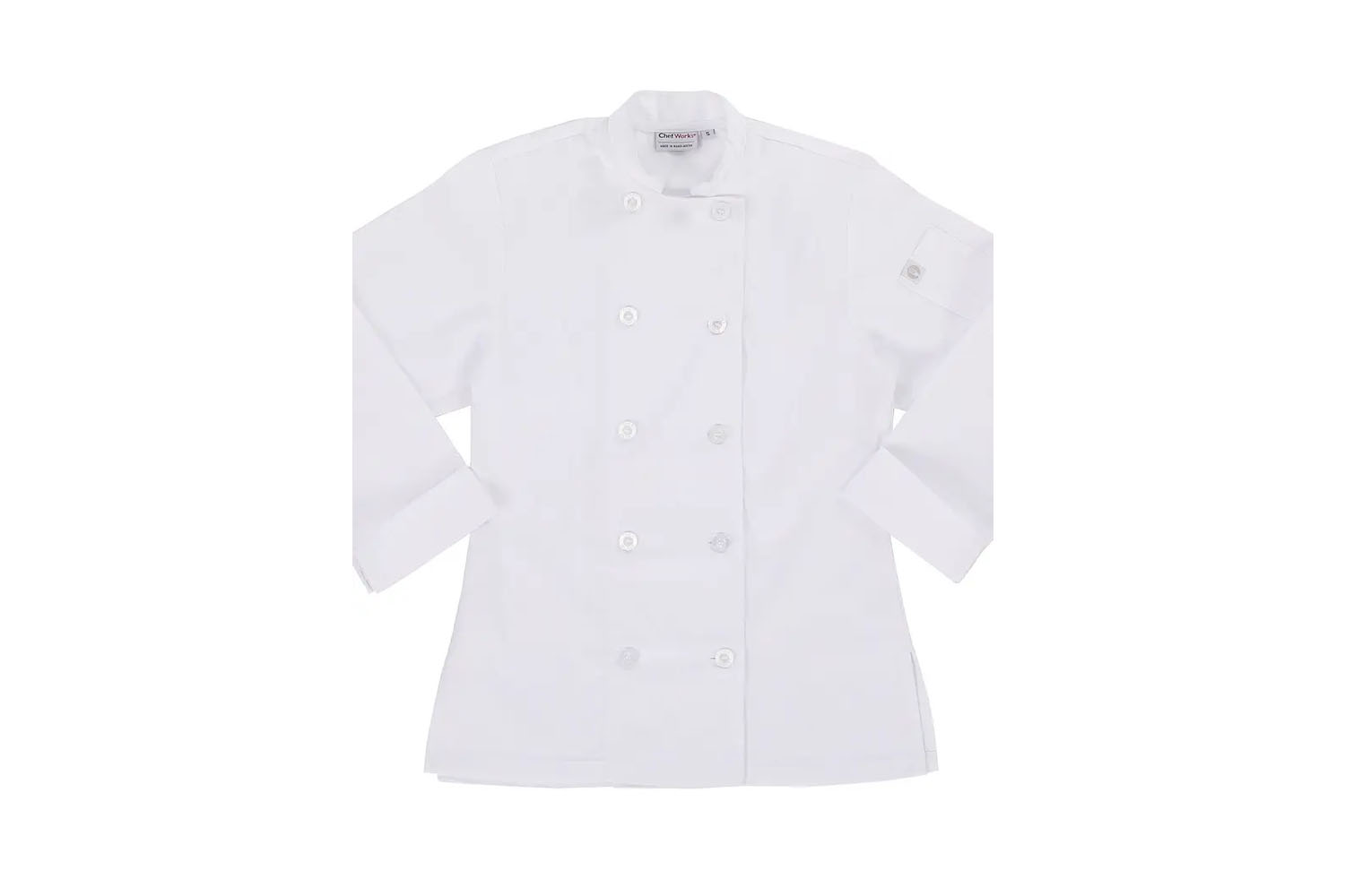 Chaqueta de Chef Mujer Chef Works Le Mans Blanca - Imagen 3