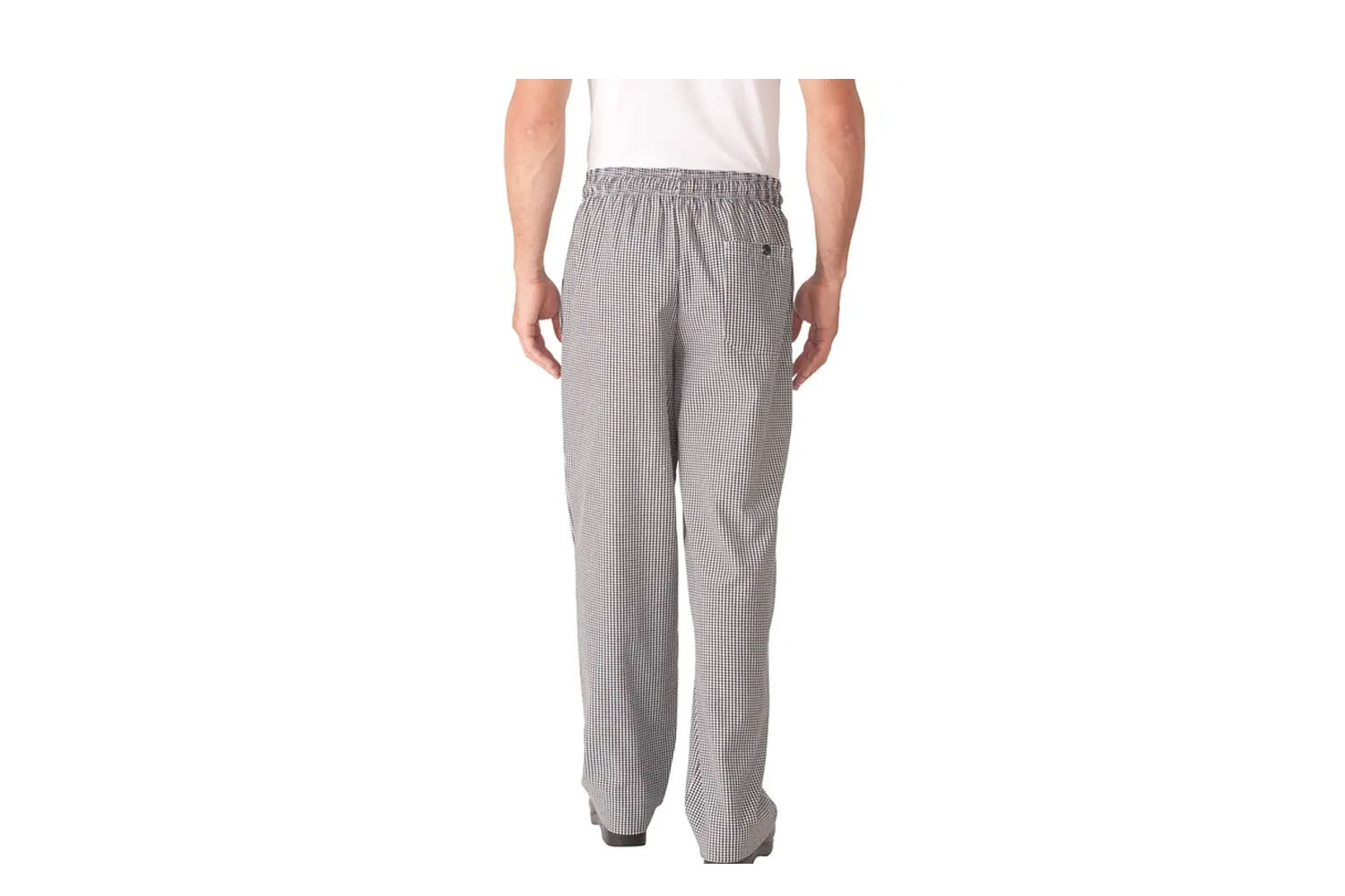 Pantalón Chef Works Baggy Basic Pie Poule Unisex Gris - Imagen 3